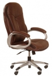 Кресло T-9930AXSN кожа шоколад